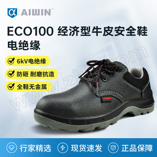 AIWIN ECO100经济型多功能安全鞋 10179 37码 黑色 防砸 电绝缘 全鞋无金属 1双