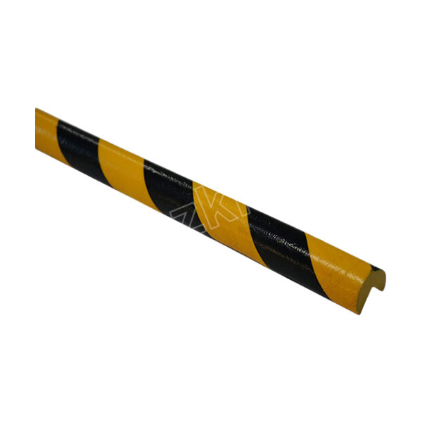 safeware安赛瑞pu警示防撞条a款11410黄黑外圆内直角1根