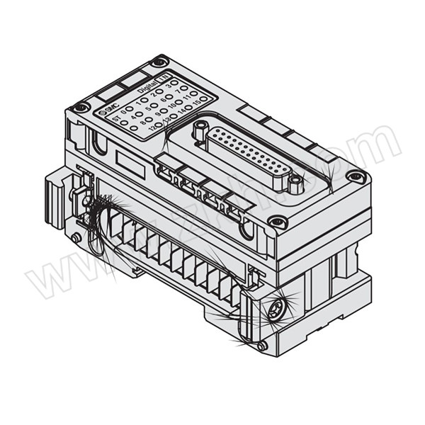 SMC 数字式输入单元 EX600-DXPE 1个